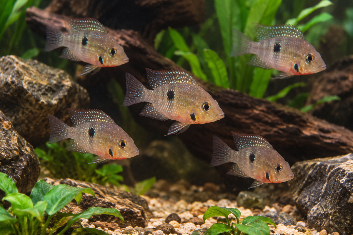 Firemouth Cichlid (Thorichthys meeki)
