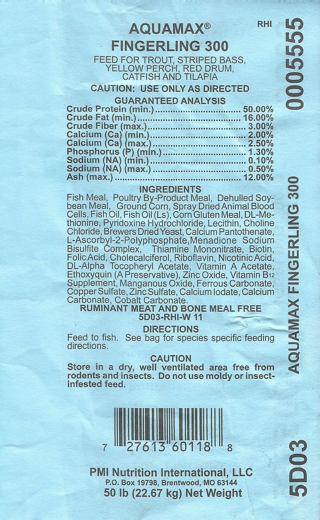 Aquamax Fingerling 300 - Tilapia Store