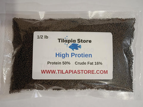 Aquamax 300 Fingerling Fish Food – 1/4 lb floating pellets by Tilapia Store