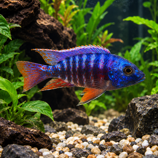 Blue Peacock Cichlid Hybrid
