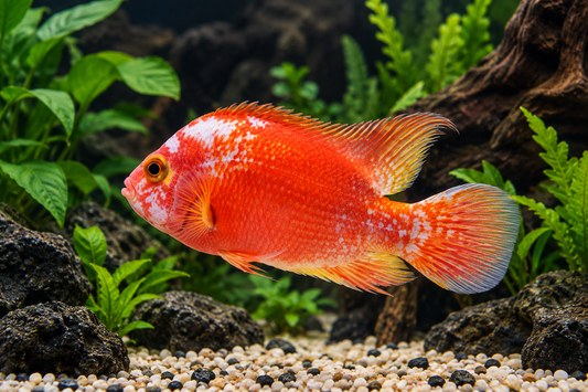 Gold base Hybrid Flowerhorn